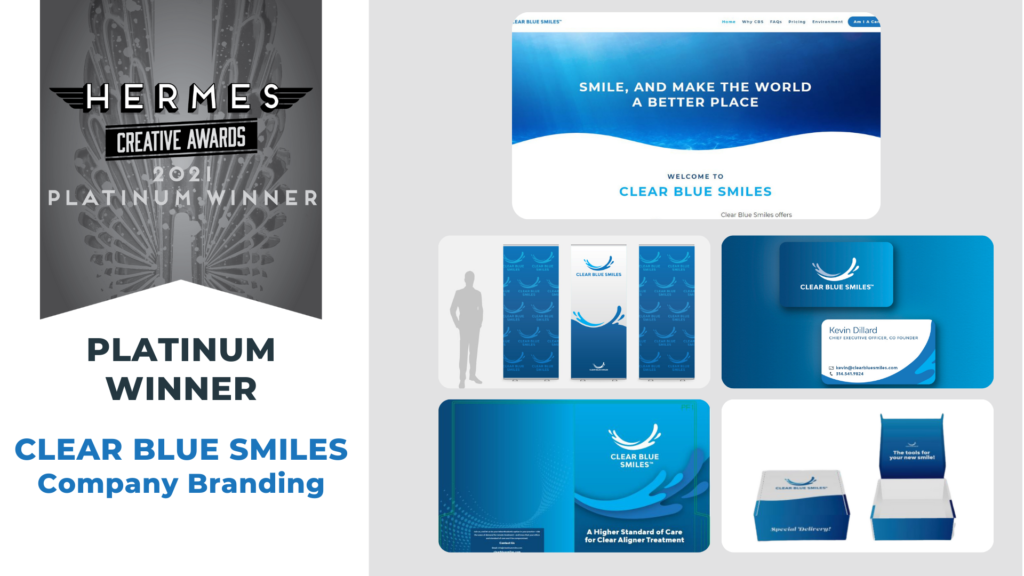 Afflecto Media Marketing wins platinum award for Clear Blue Smiles' overall branding creative efforts