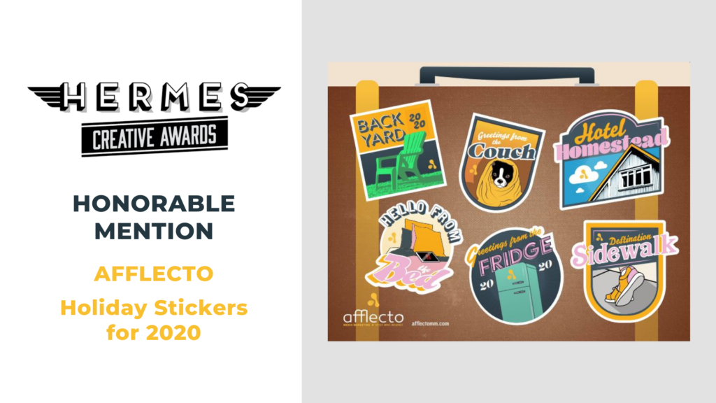 Afflecto Media Marketing 2020 commemorative stickers