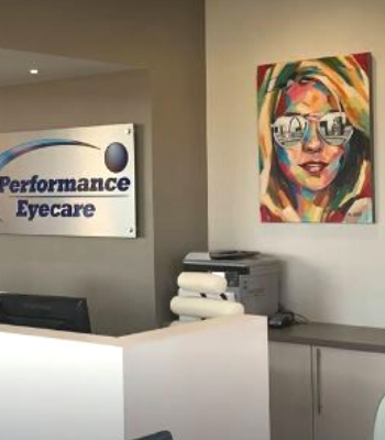 Performance Eyecare offices all proudly display artwork by Julie McNally. This was the inspiration for the new branding created by Afflecto Media Marketing.